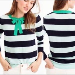 J.Crew Tippi Tie Neck Merino Wool Sweater Medium